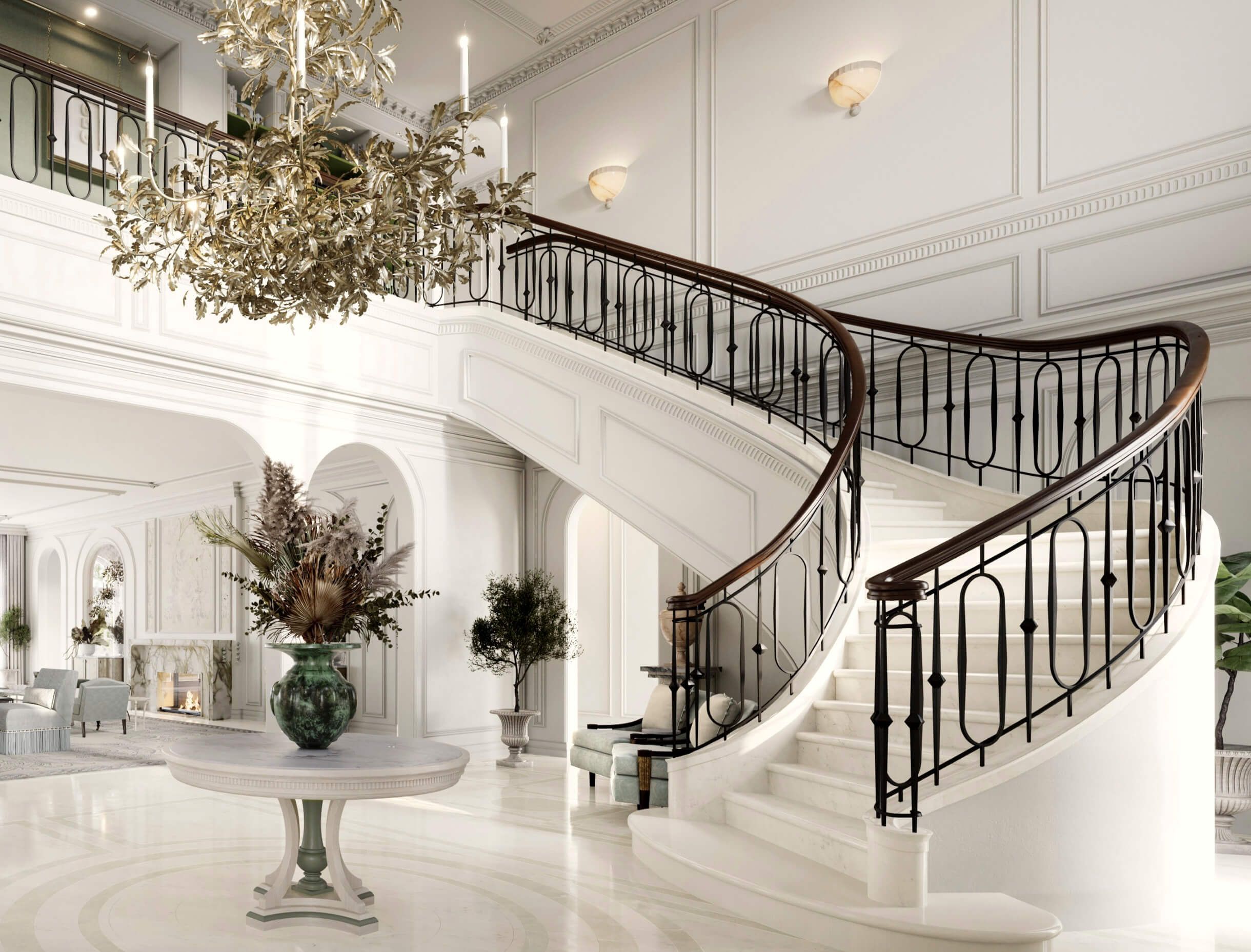 Staircase entrance
