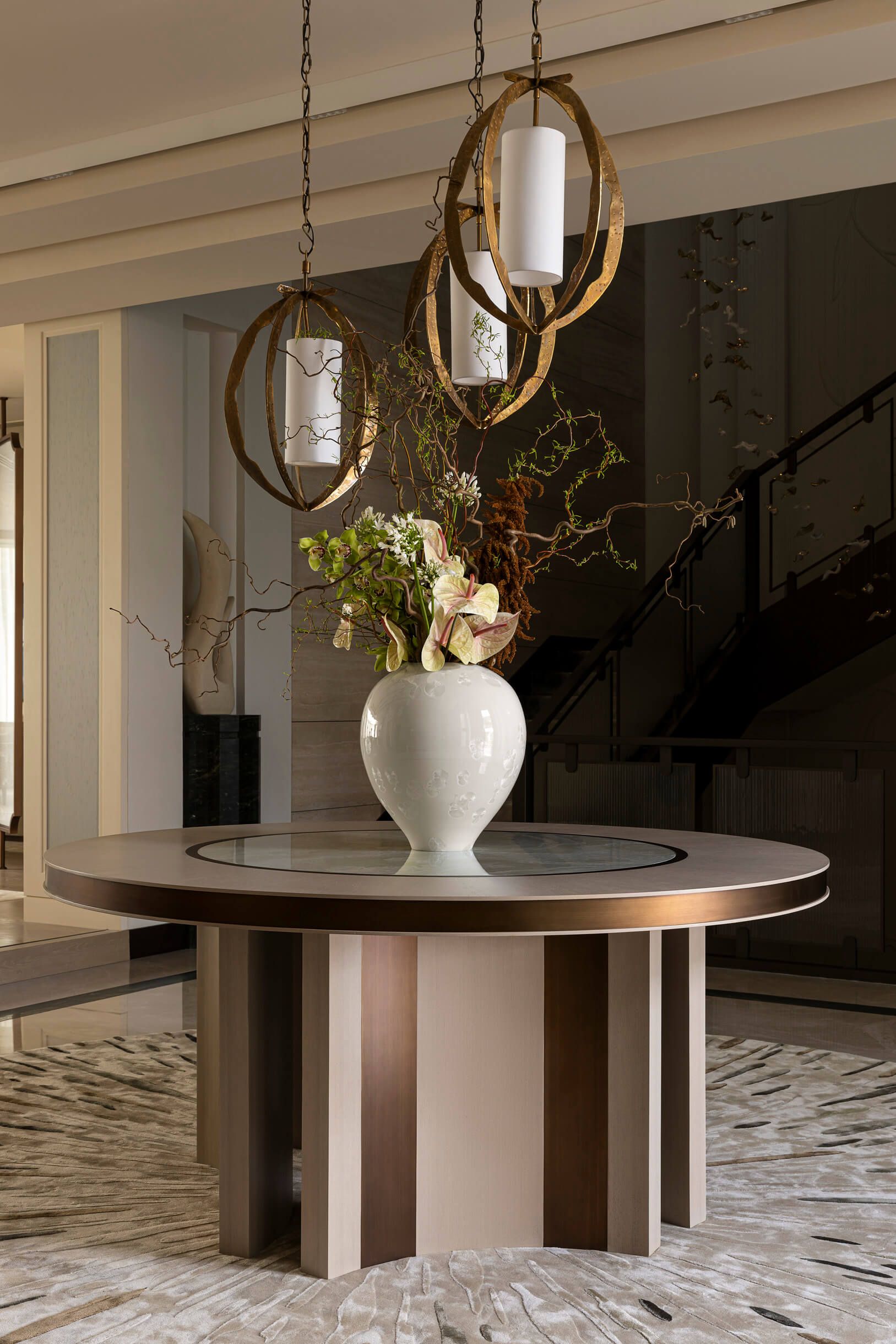 Centrepiece on a table