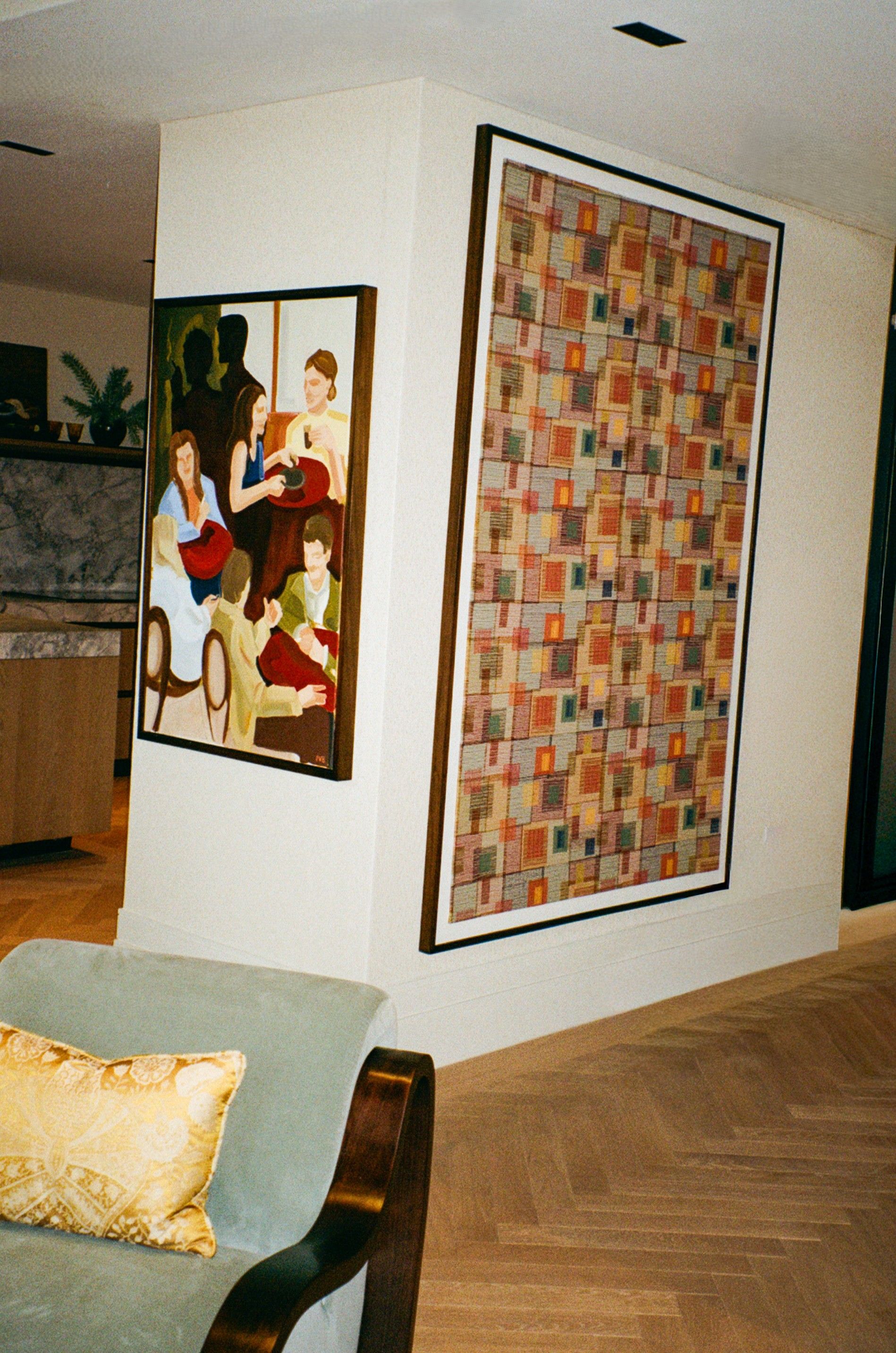 Elicyon Pierre Frey Textile Artwork - Custom