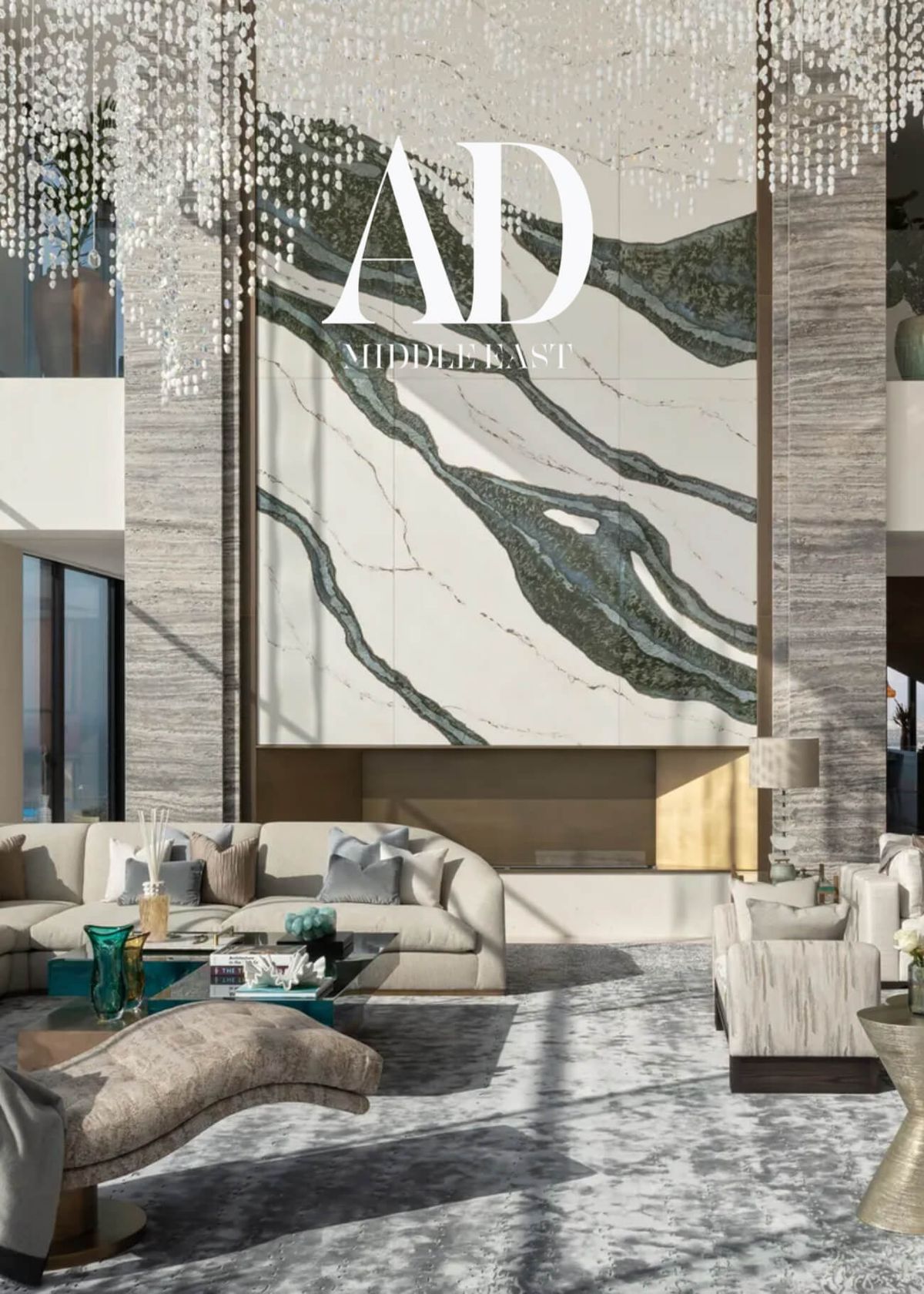 Living room - AD Middle East