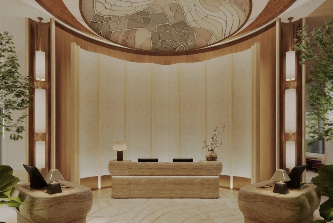 luxury hotel lobby interior design in singapore
