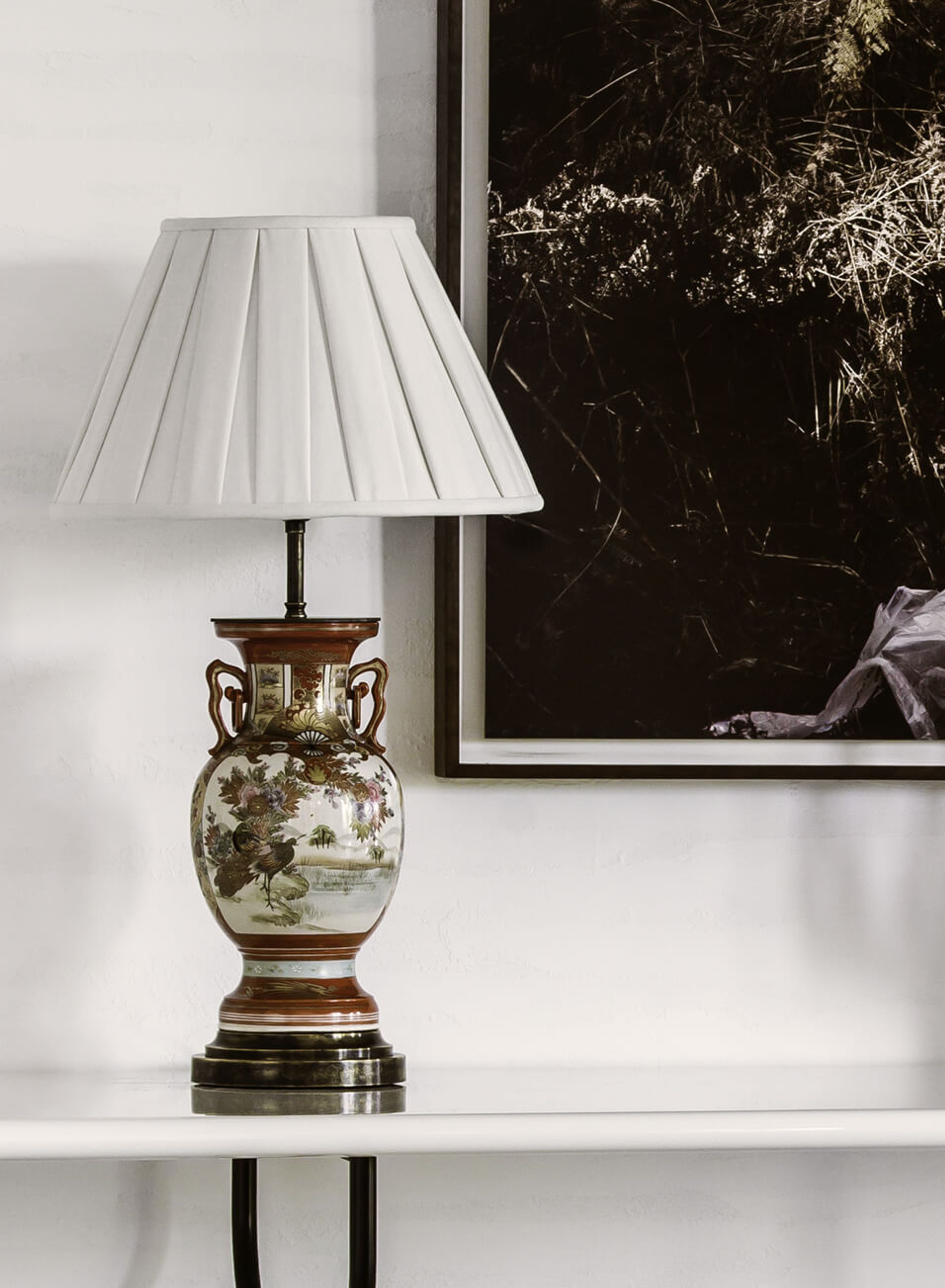 Antique Vases repurposed as lamps