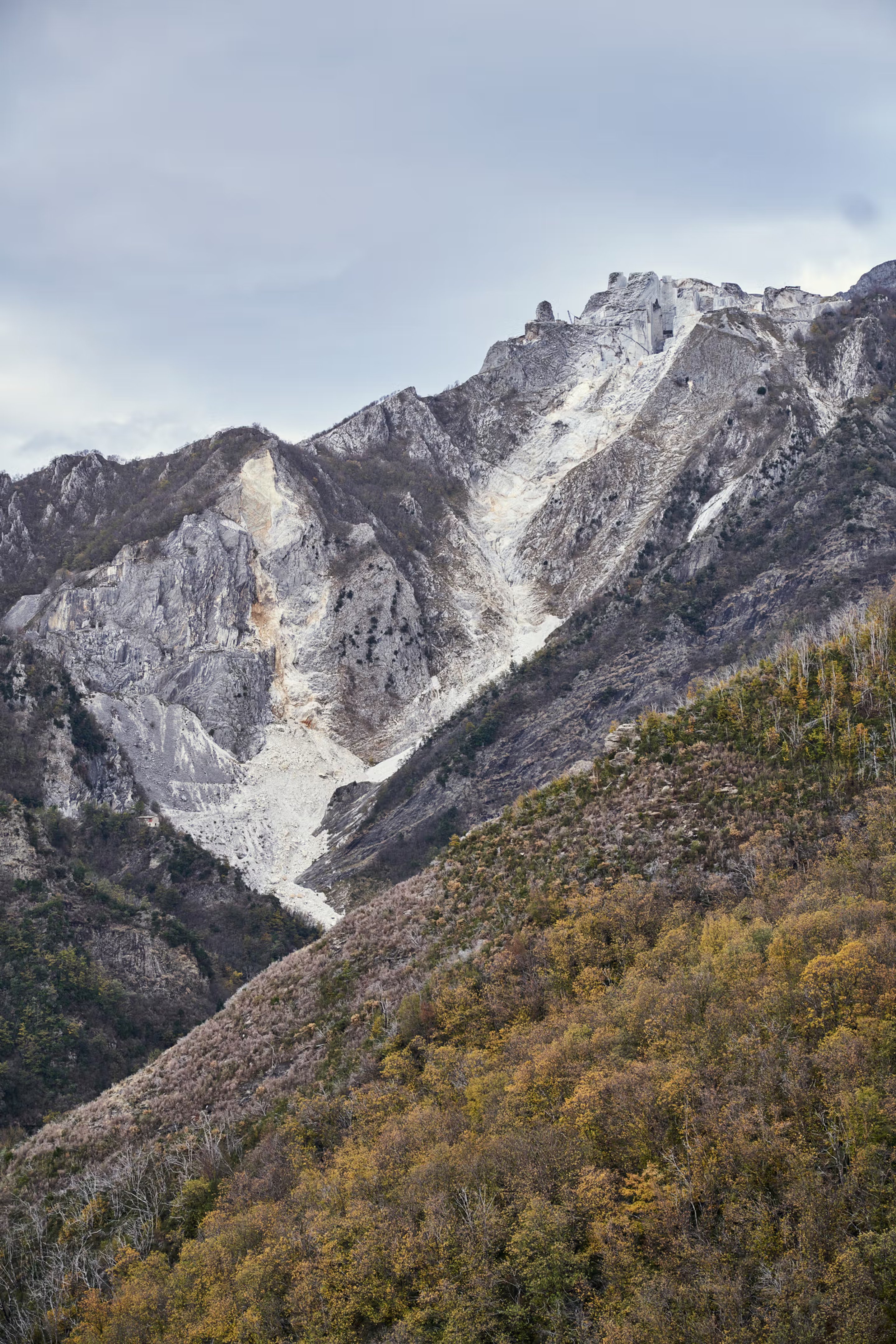 A rocky mountain