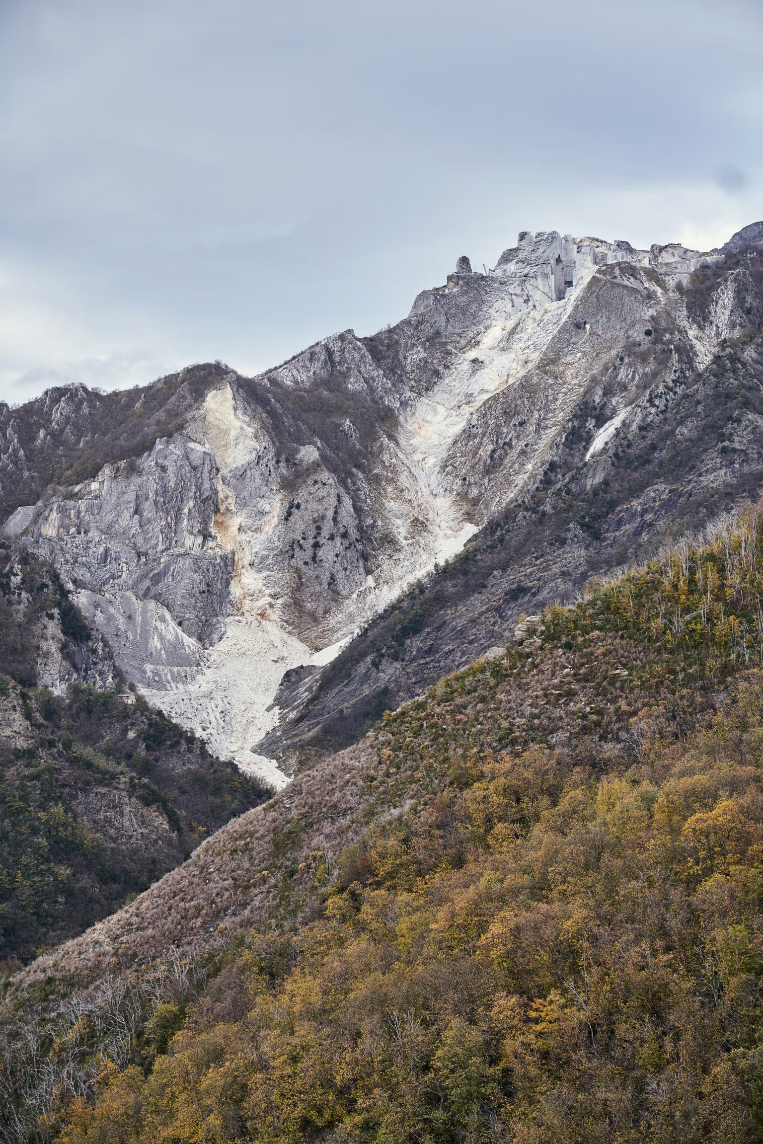 A rocky mountain