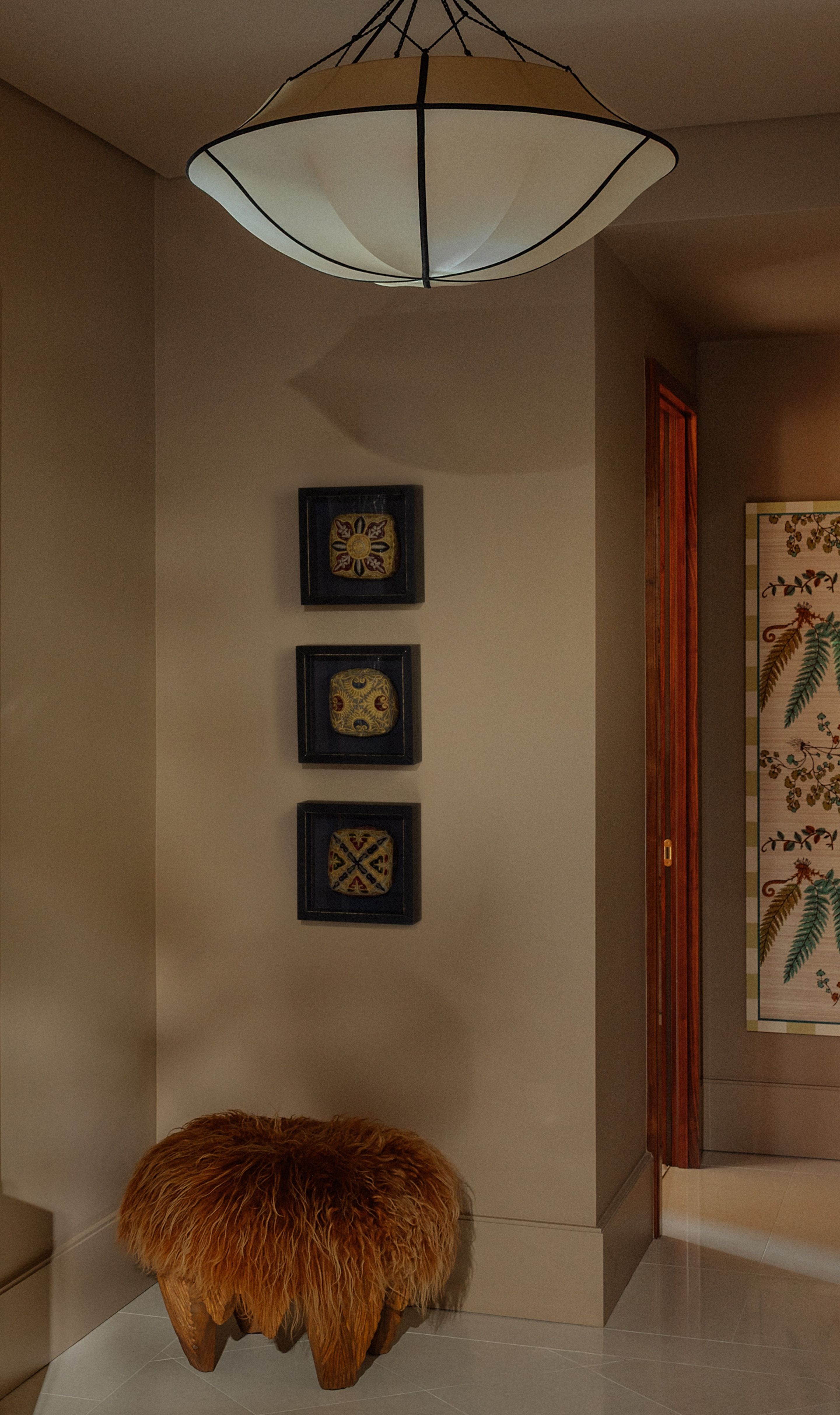 Bokhara Tribal Hat Artwork hallway Elicyon