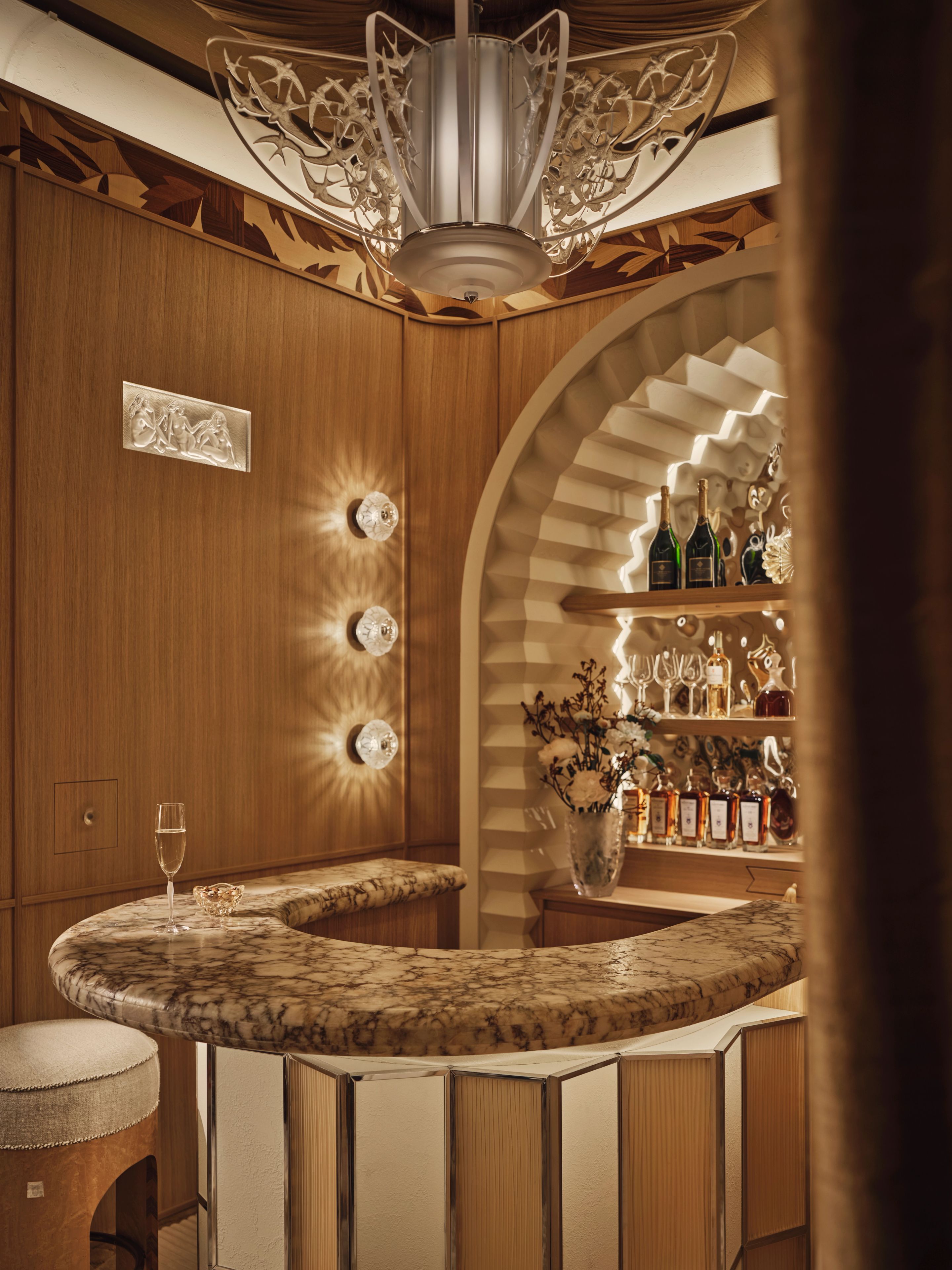 Elicyon Lalique Collaboration Bar Room