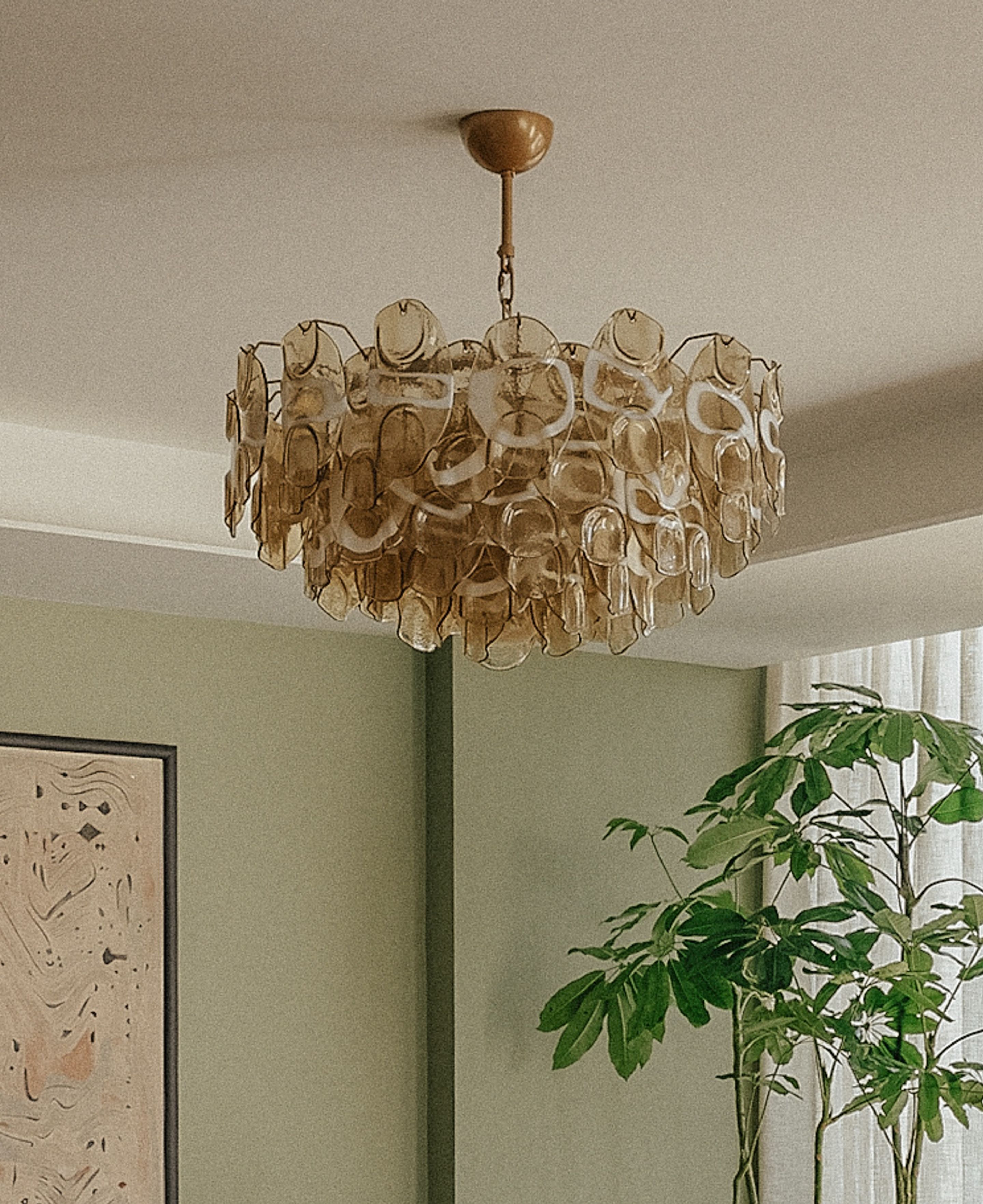 Vintage Murano Glass Chandelier Elicyon Interior Design