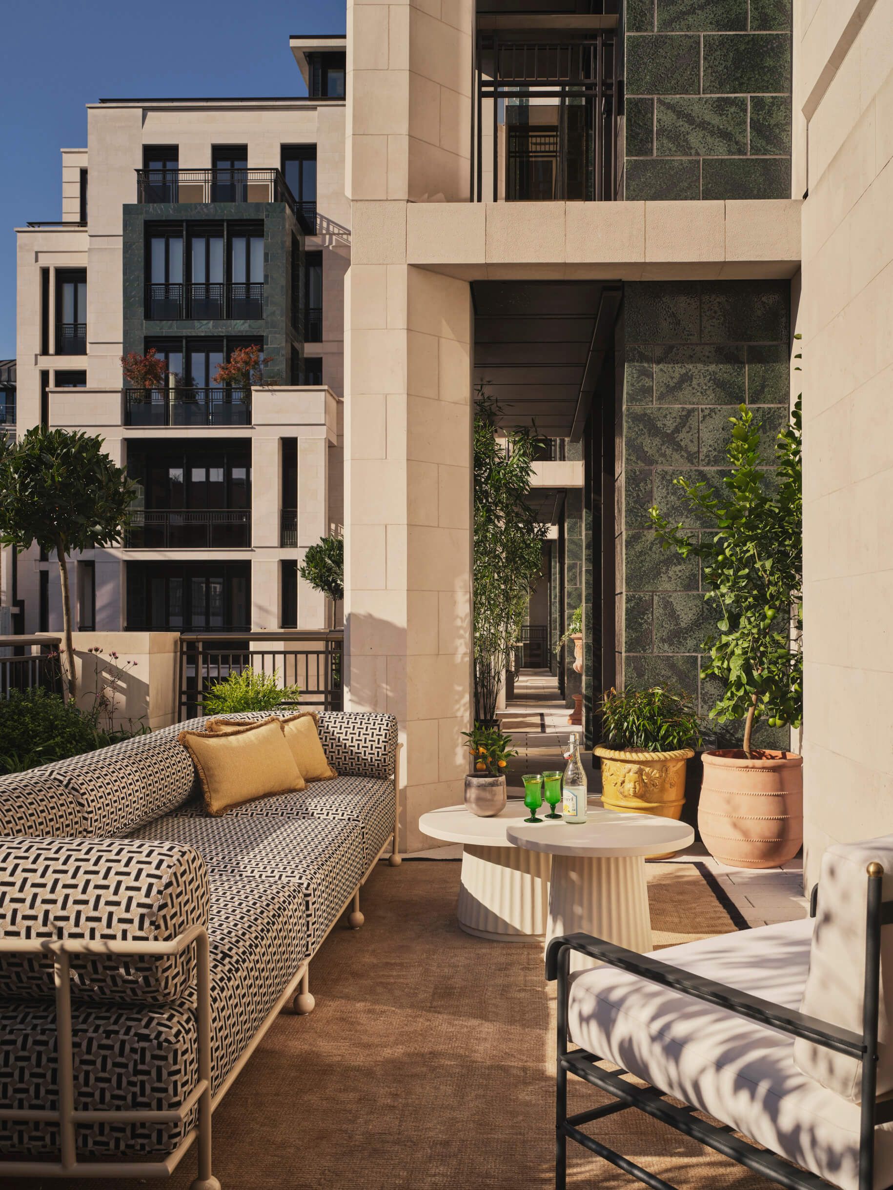 Outdoor seating area