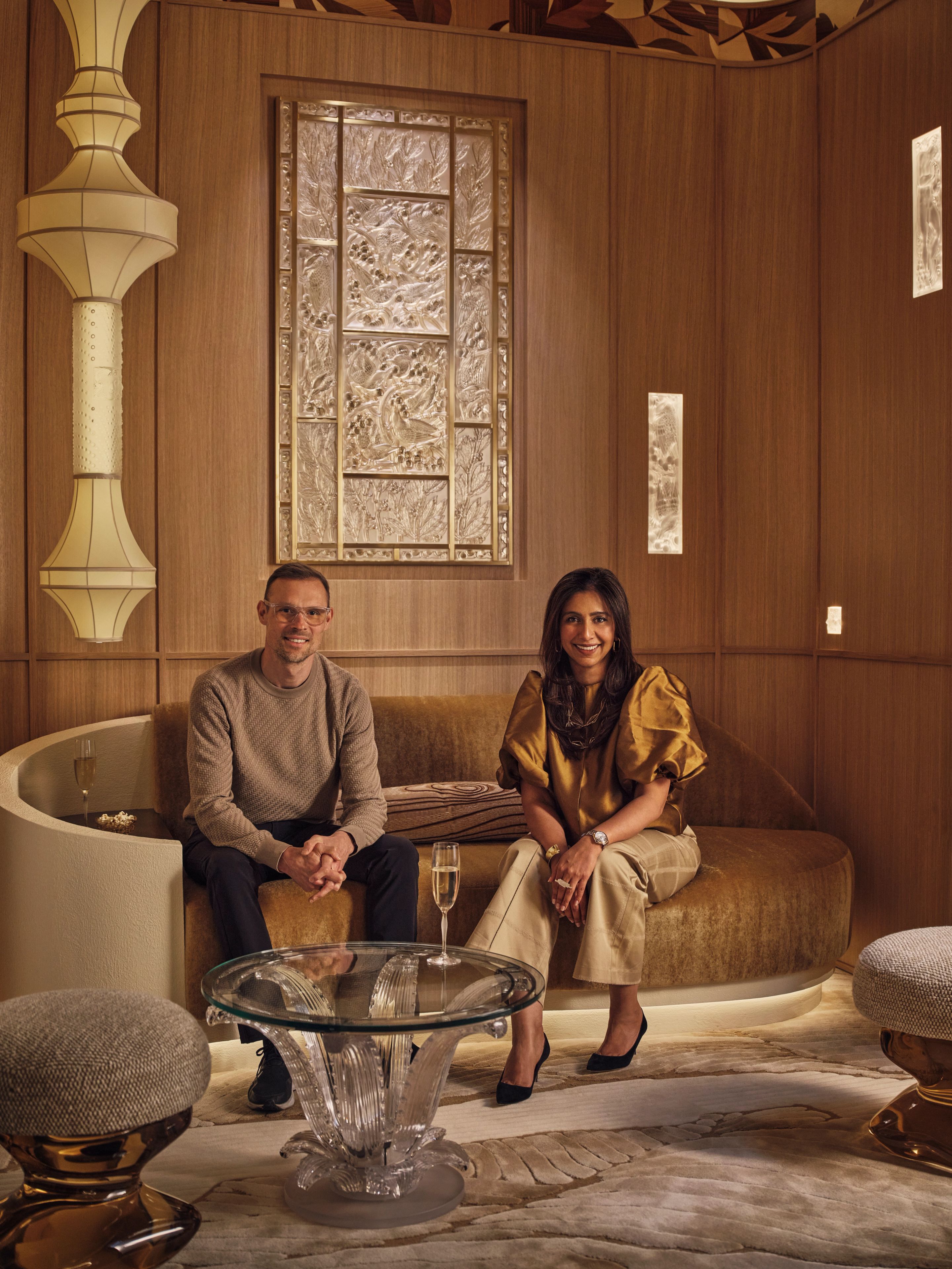 Marc Laminaux Charu Gandhi Lalique Elicyon collaboration