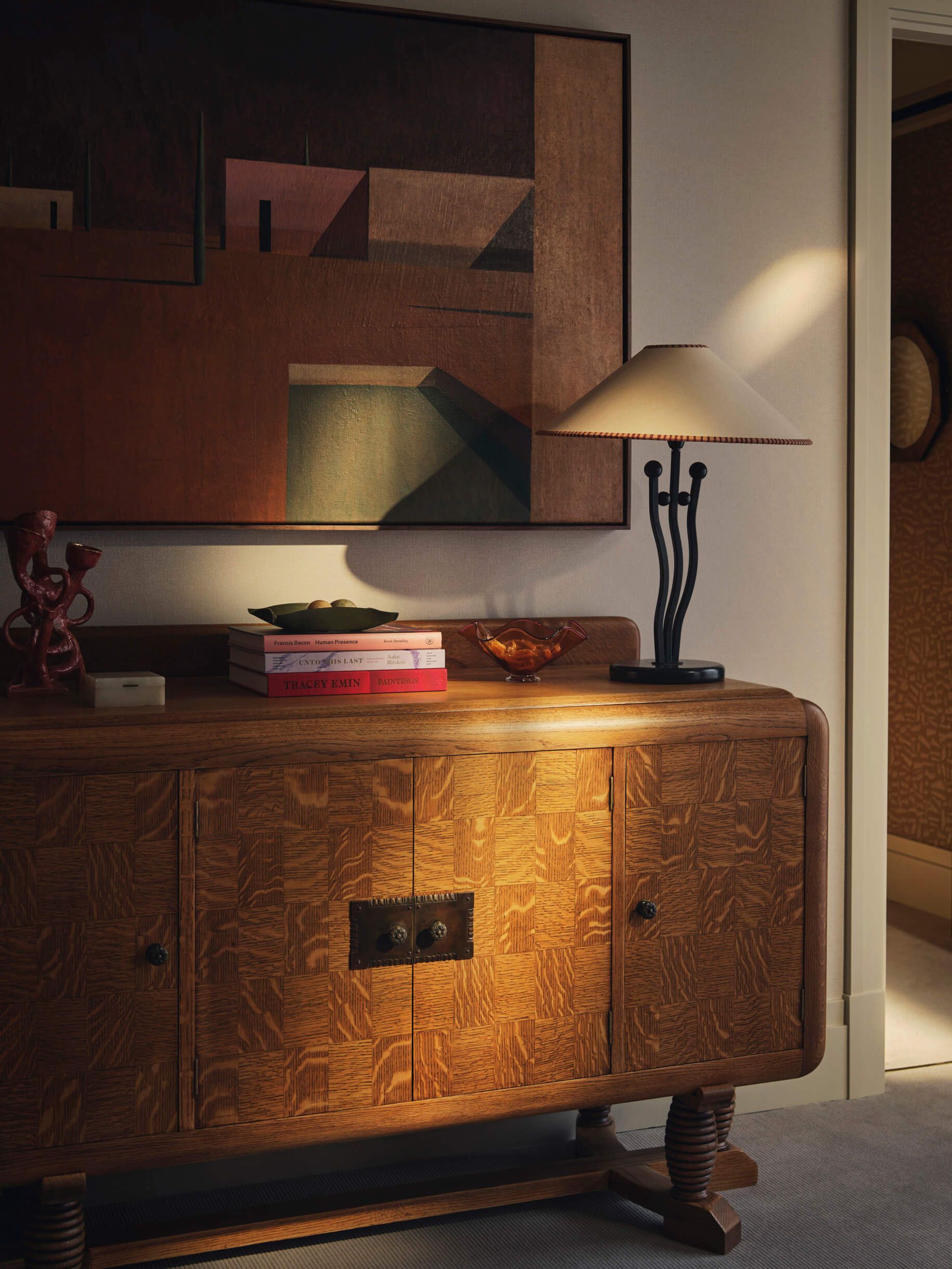 Side table designed by Elicyon interior design studio