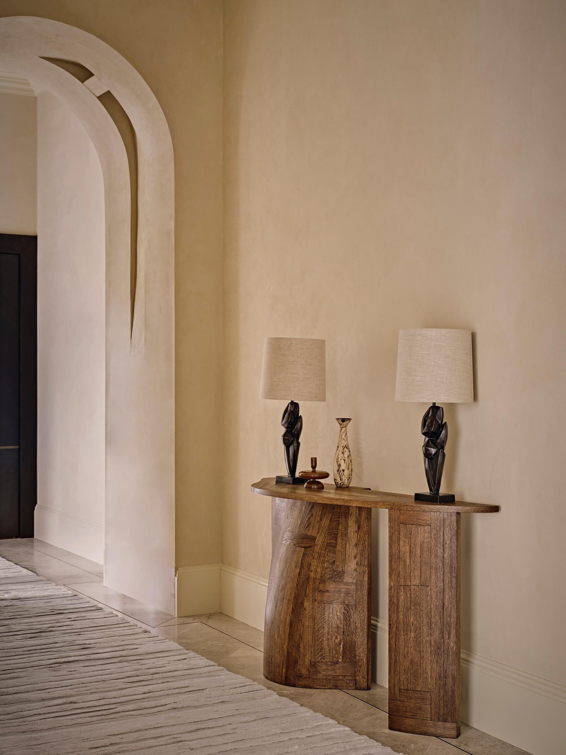 Side table designed by Elicyon interior design studio