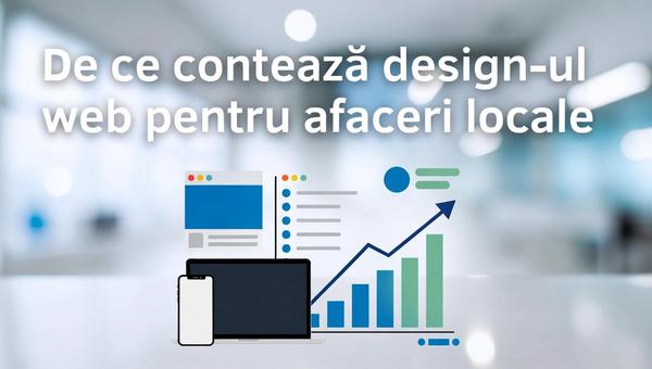 De ce contează design-ul web pentru afaceri locale