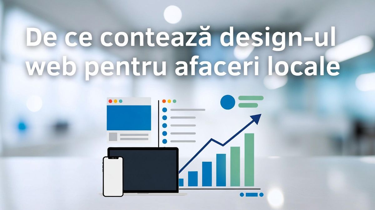 De ce contează design-ul web pentru afaceri locale