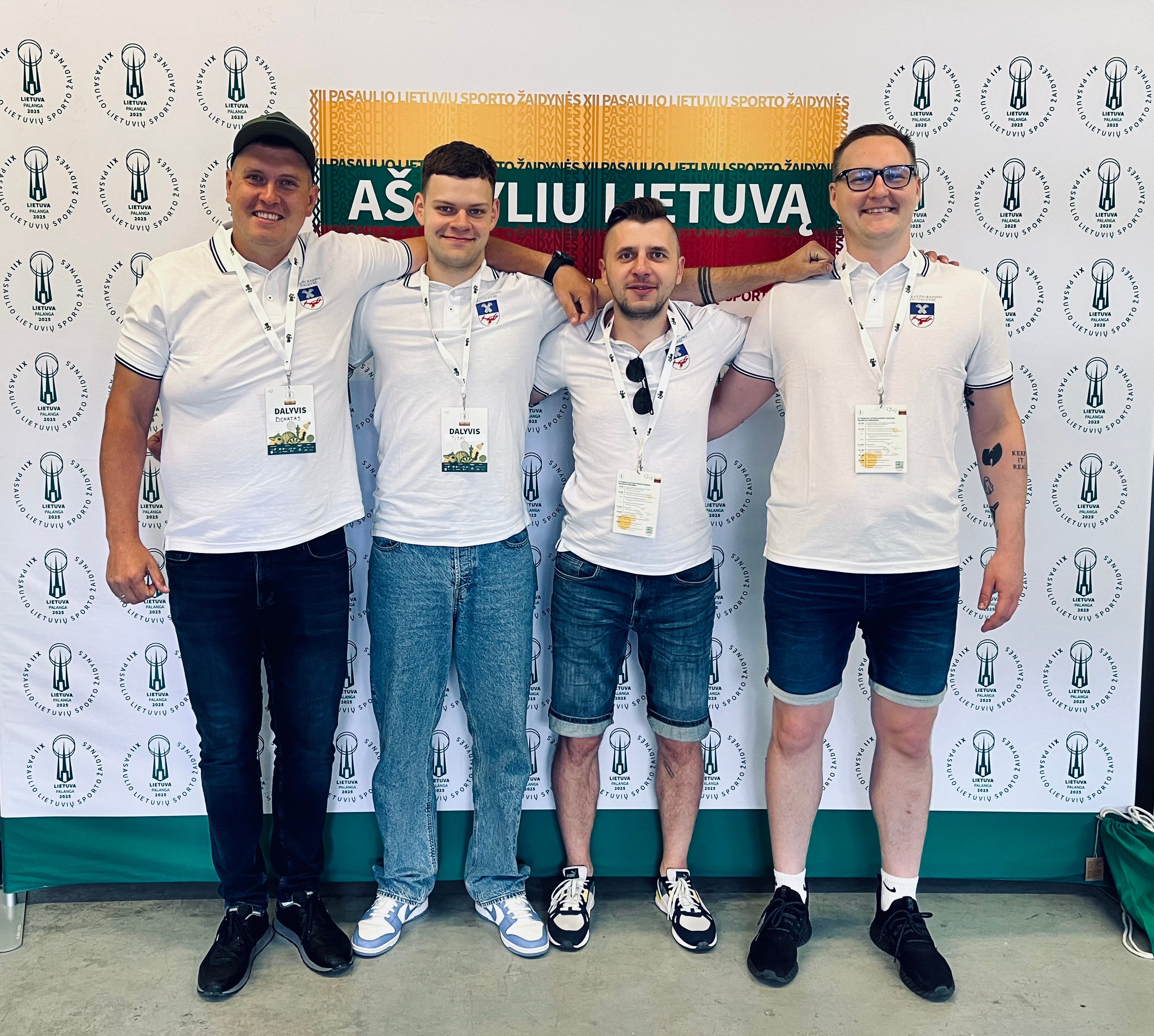 Iškovota 5-ta vieta Pasaulio lietuvių sporto žaidynėse