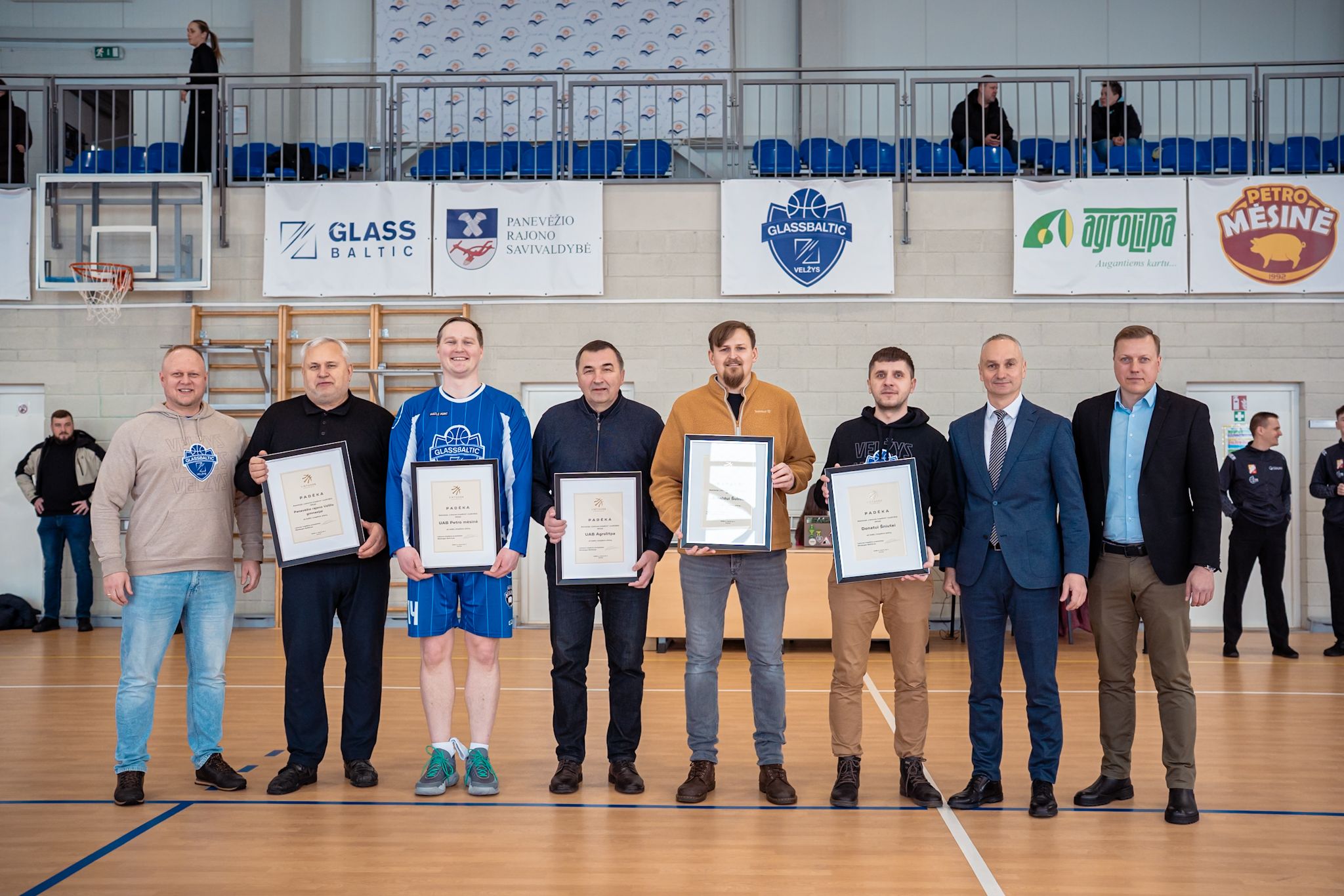 Asociacijos „Lietuvos krepšinis“ prezidentas lankėsi Velžyje