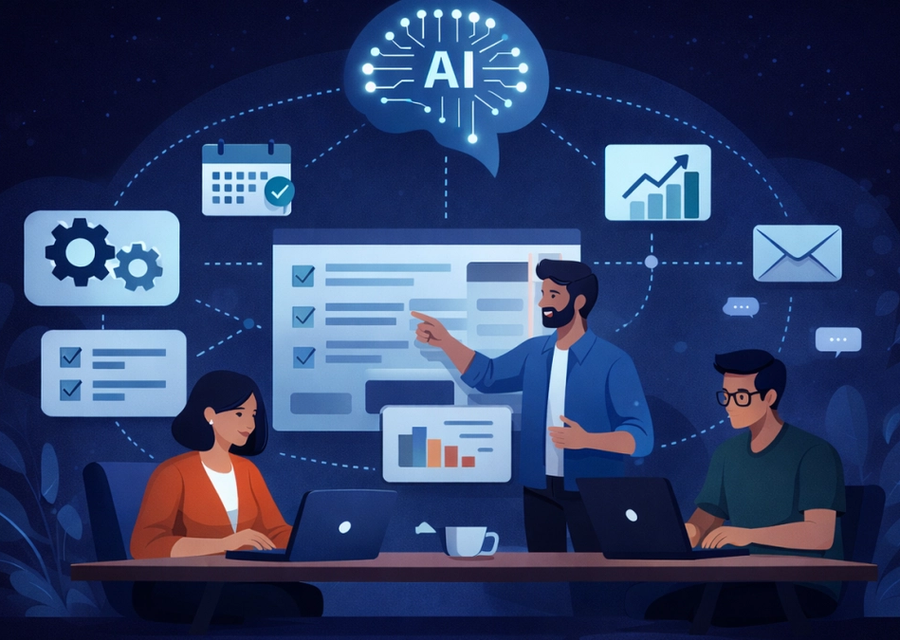 AI automation for growing teams where it helps and where it does not-img
