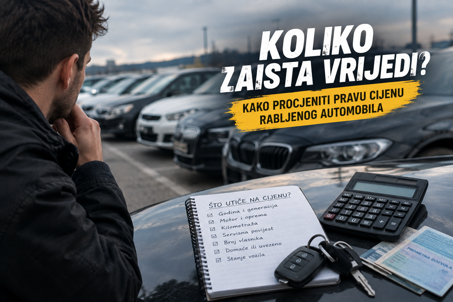 Kako procijeniti realnu cijenu rabljenog automobila usporedbom oglasa, opreme, kilometraže i stanja vozila