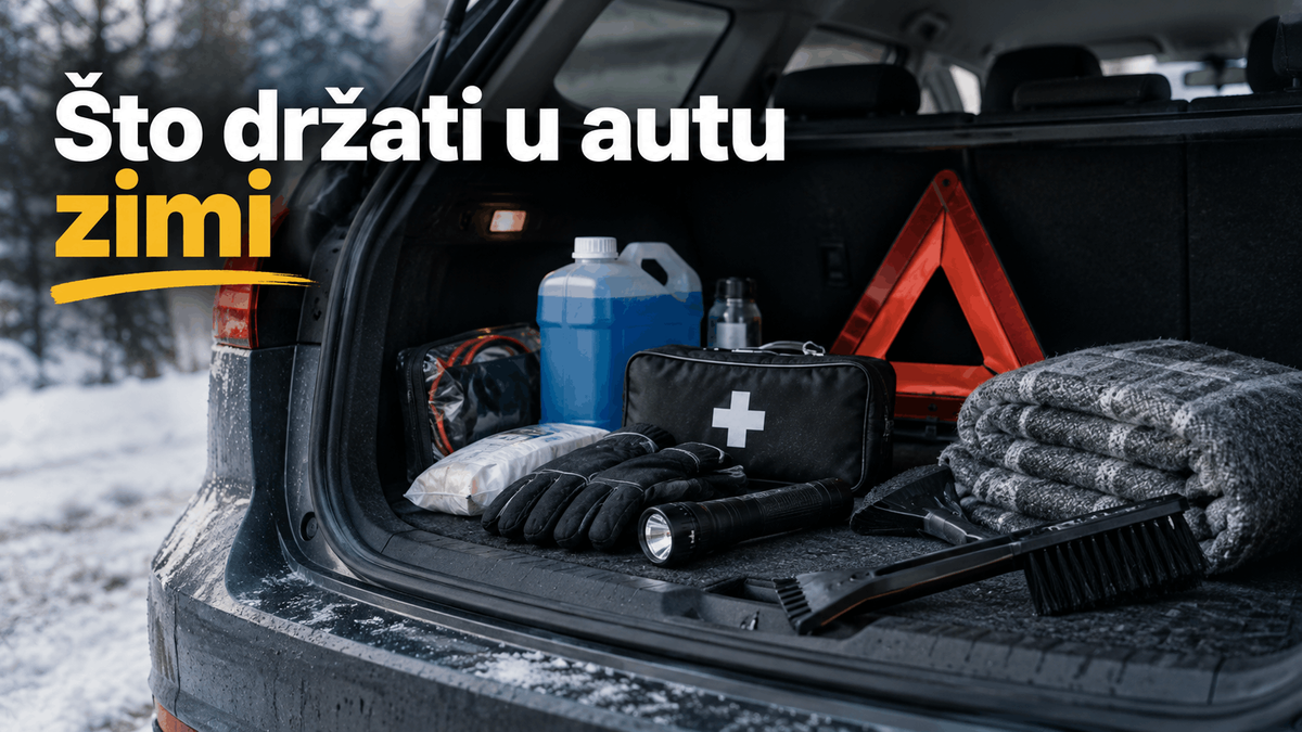 Što držati u autu zimi – zimska oprema i stvari za sigurnu vožnju