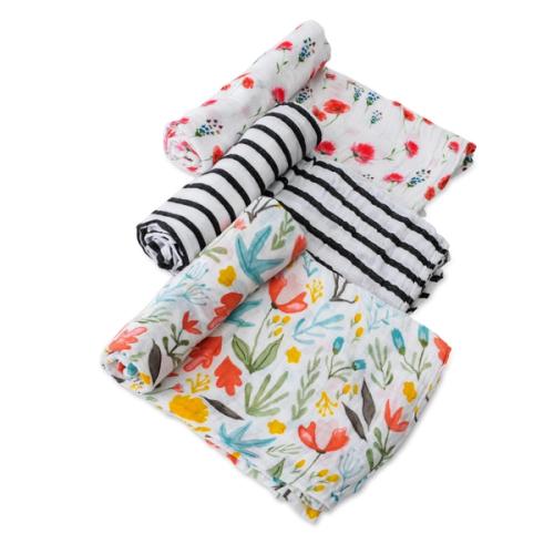 Cotton Muslin Swaddle 3 Pack Wild Mums Set's' image