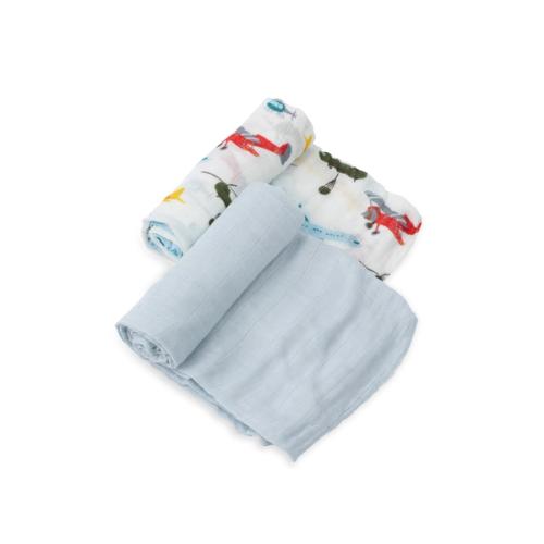 Deluxe Muslin Swaddle 2 Pack Air Show Set's' image