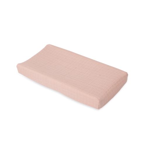 Cotton Muslin Changing Pad Cover Rose Petal's' image