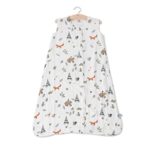 Cotton Muslin Sleep Bag Large Forest Friends's' image