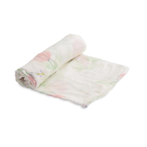 Deluxe Muslin Swaddle Single Pink Peony's' image