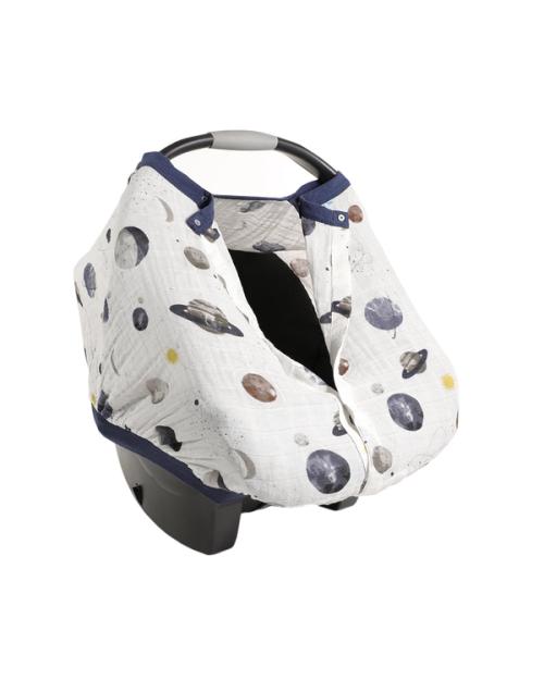 Cotton Muslin Car Seat Canopy 2 Planetary's' image