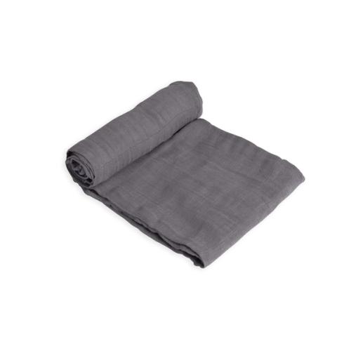 Deluxe Muslin Swaddle Single Charcoal's' image