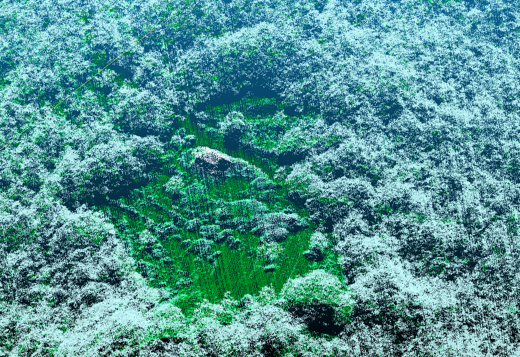 LIDAR 3D visualisation des terrains difficiles d'accès.