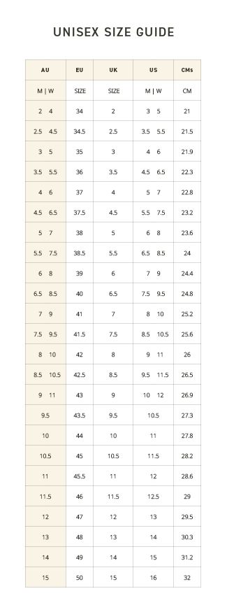 Rossi Size Guide Rossi Boots