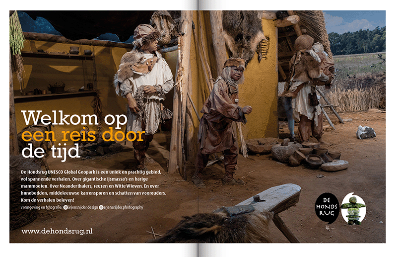 Drenthe Magazine in opdracht van De Hondsrug, UNESCO Global Geopark. Design en fotografie