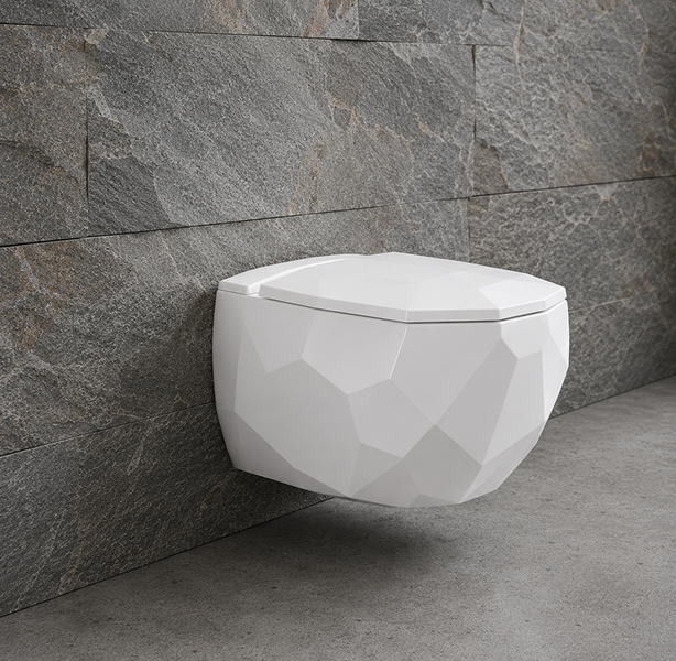 Lattice Water Closet White