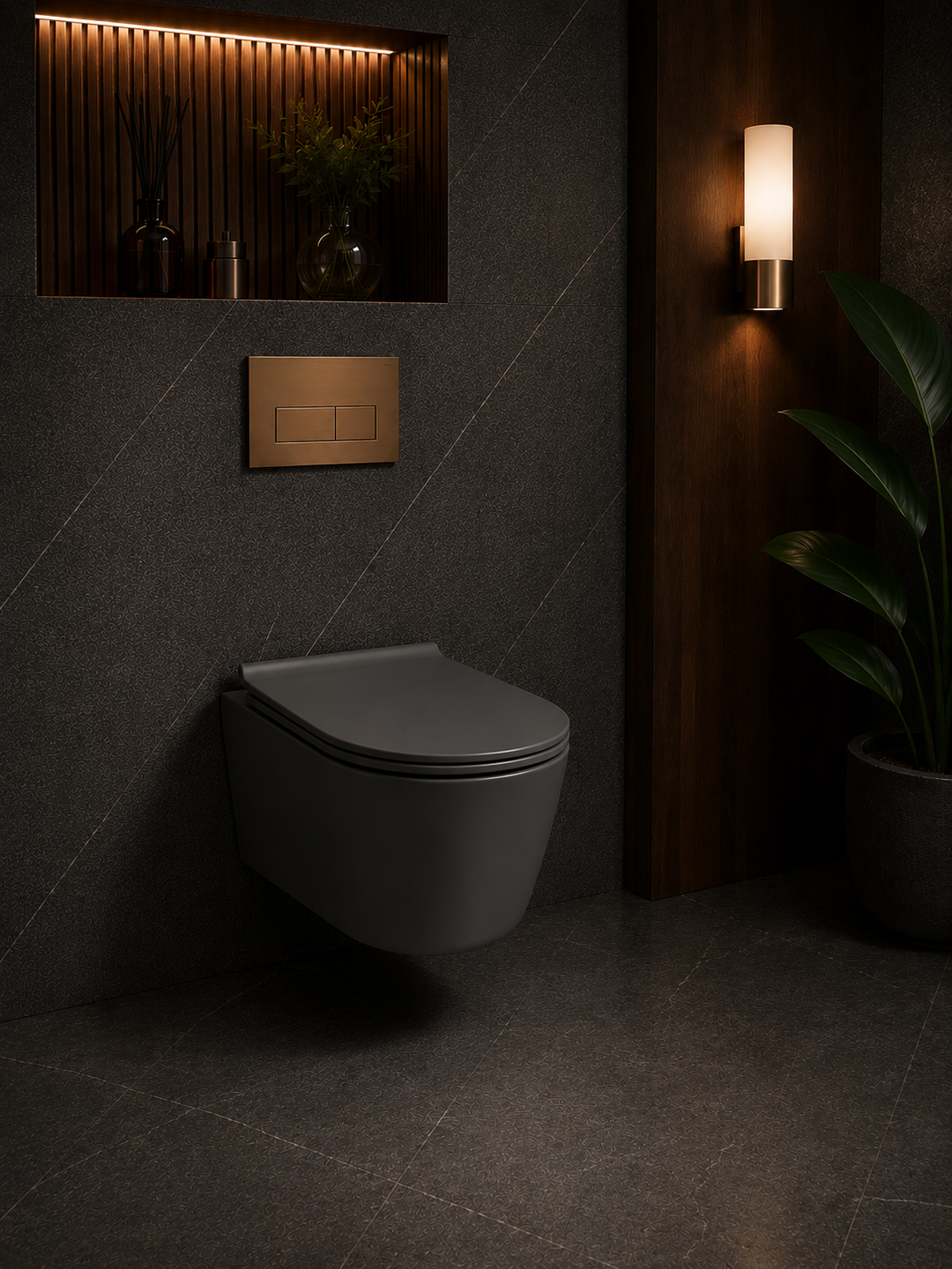SK Berkley Water Closet Graphite