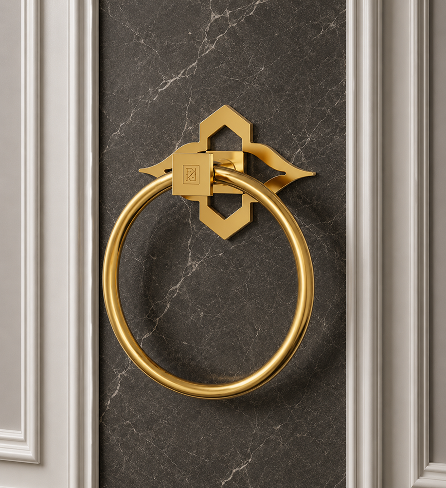 FK Towel Ring Gold