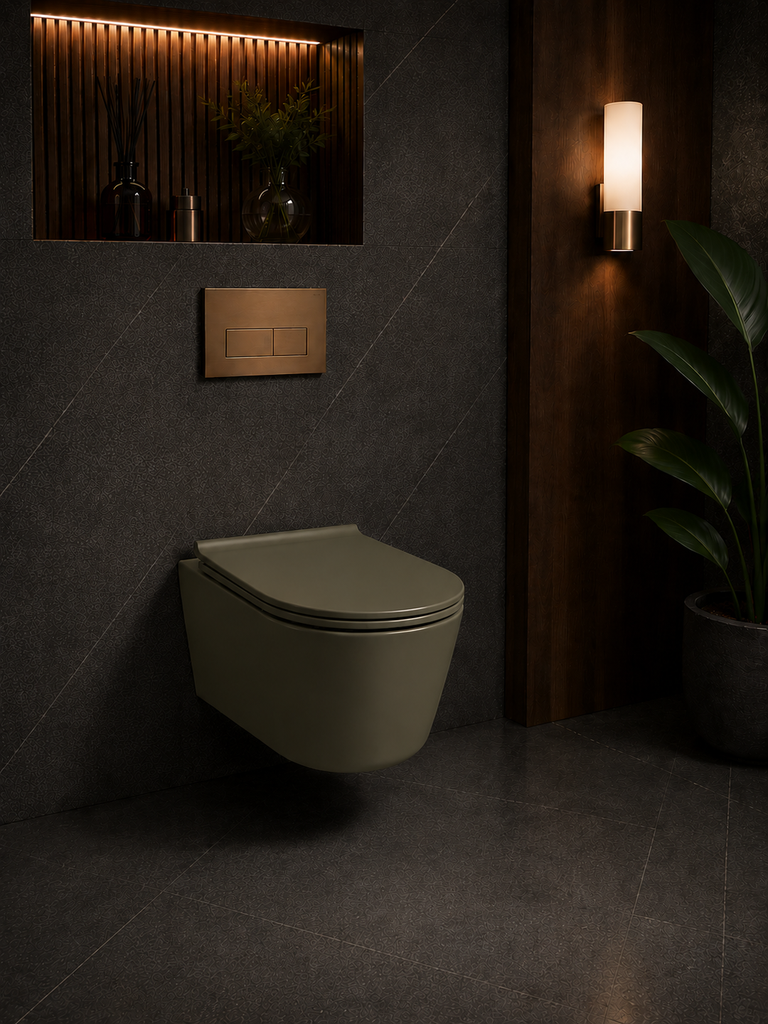 SK Berkley Water Closet Olive