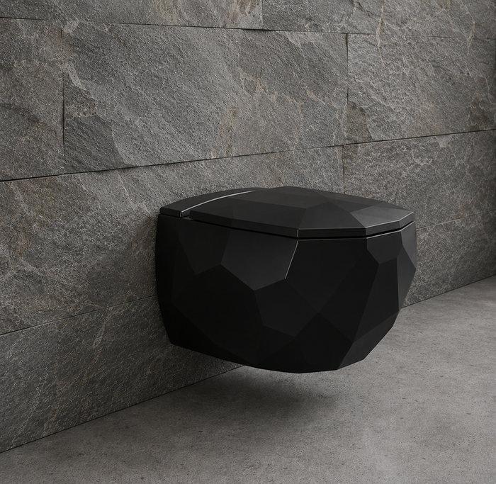 Lattice Water Closet Black