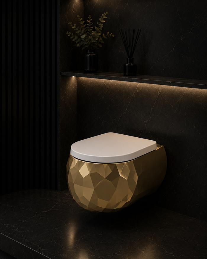 Pent Water Closet Gold