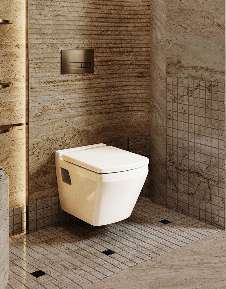 Golden Cut Water Closet White