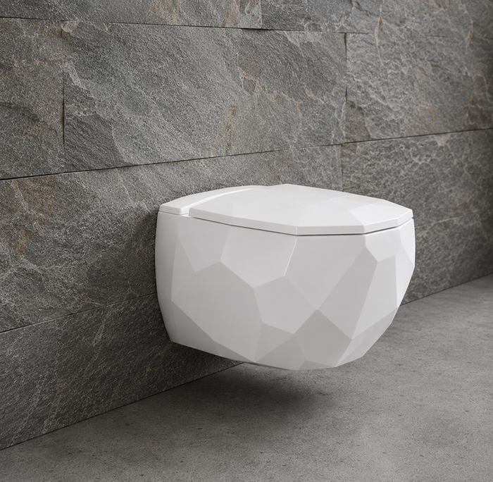 Lattice Water Closet White
