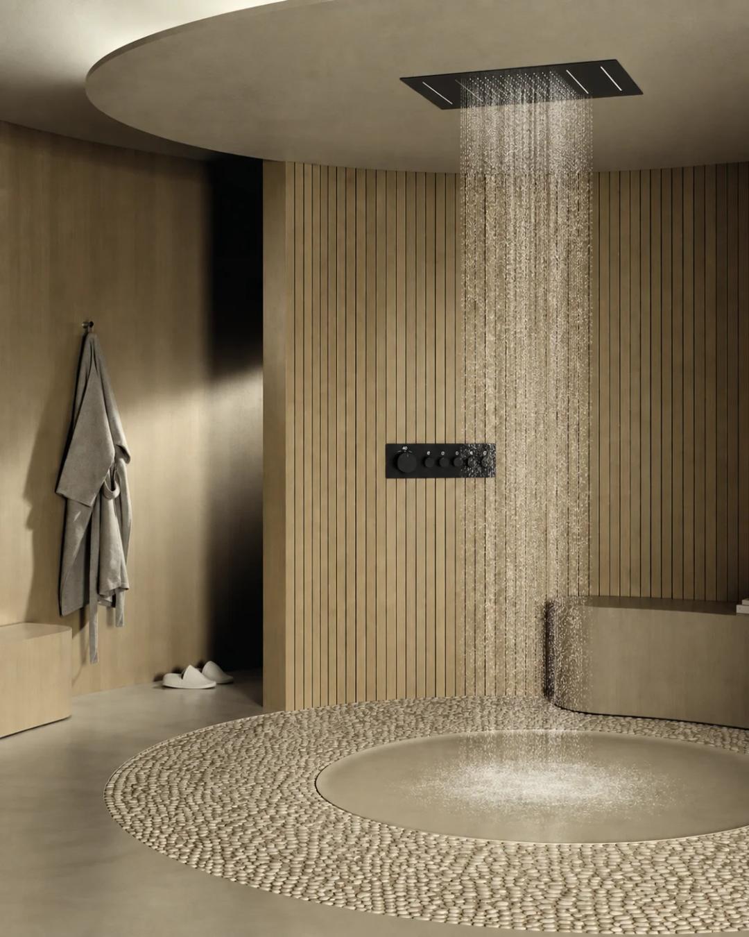 Lauf Ceiling Flushed Shower