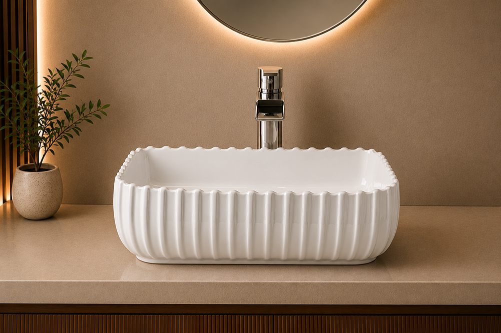 SK Shell Basin White