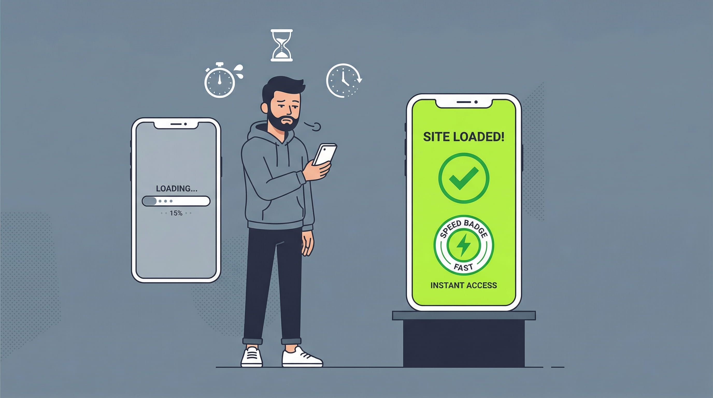 Slow loading Dubai business website