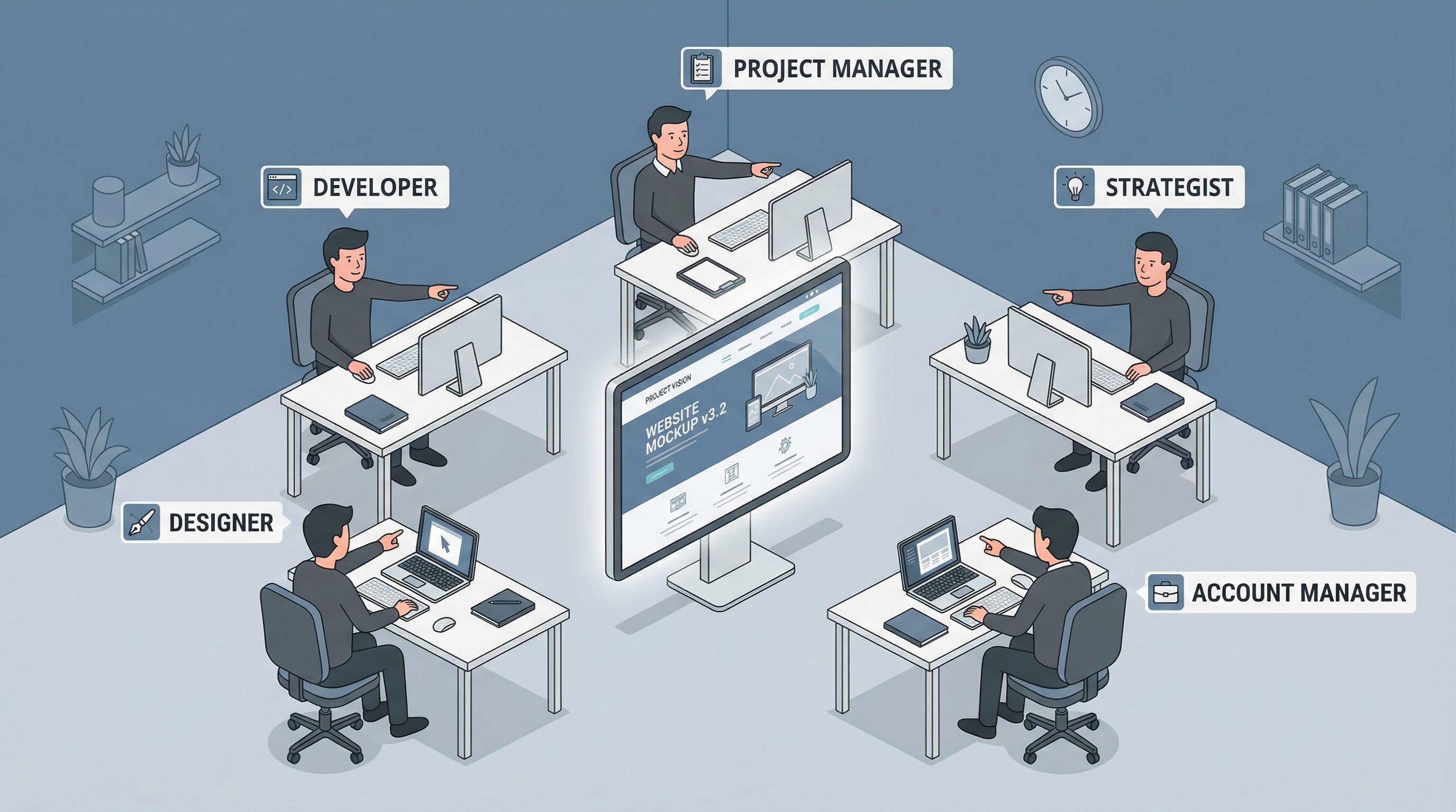 Dubai web design agency team