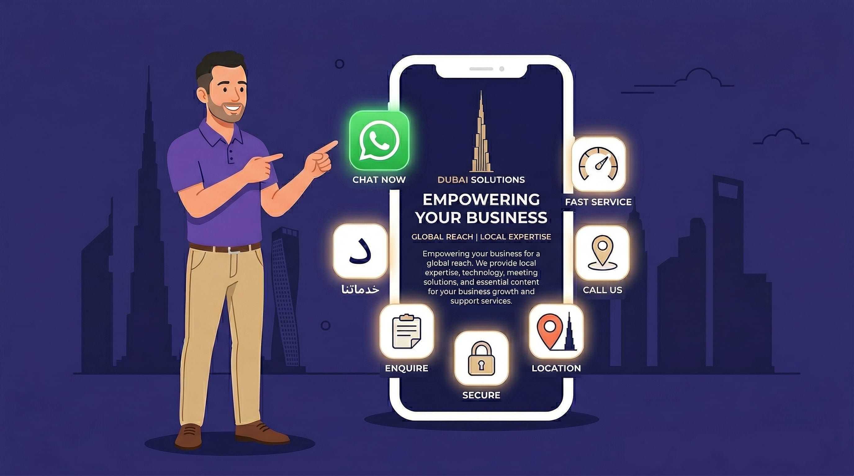 Essential features for a Dubai business website in 2026