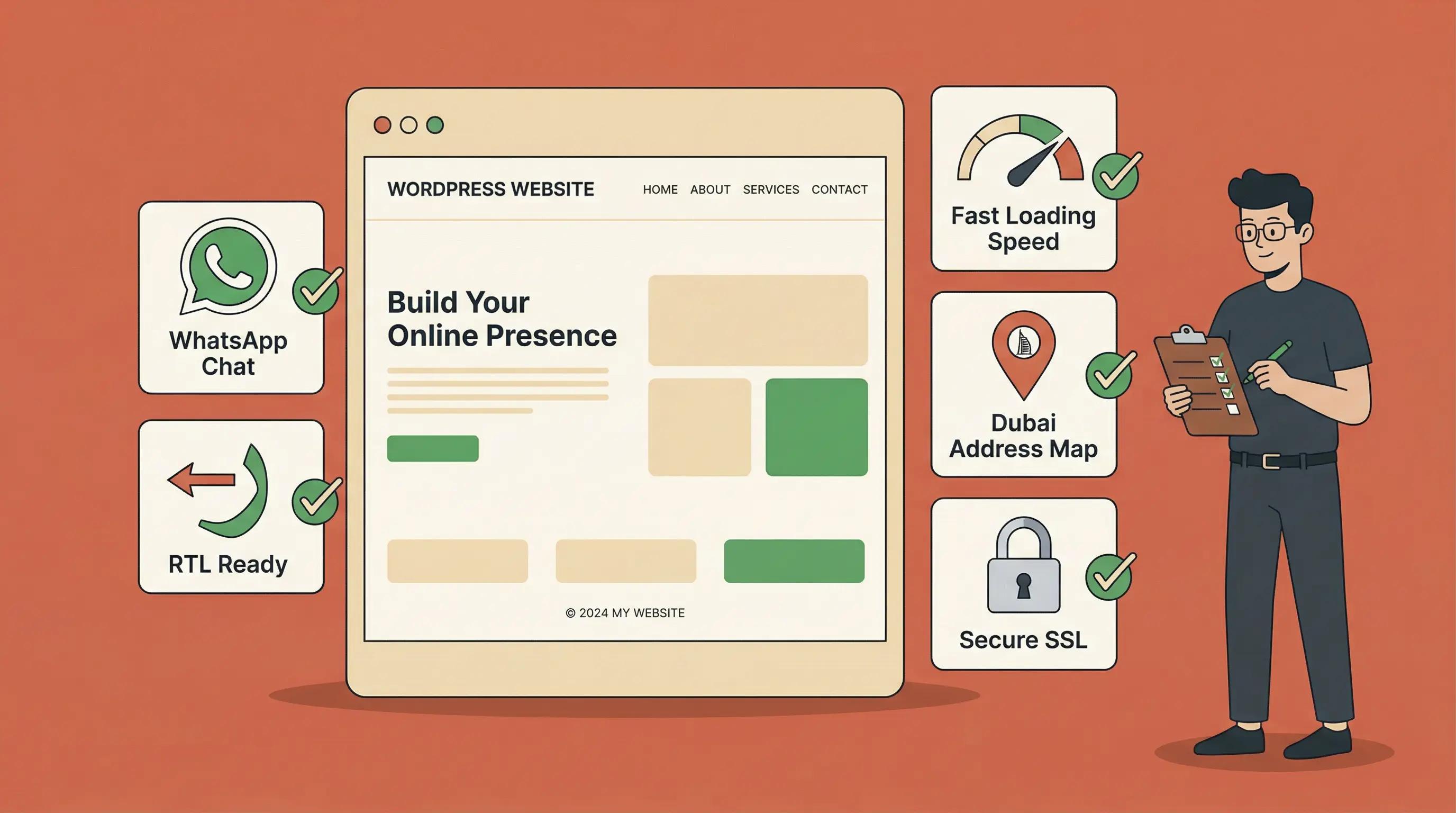 Essential features for a business website