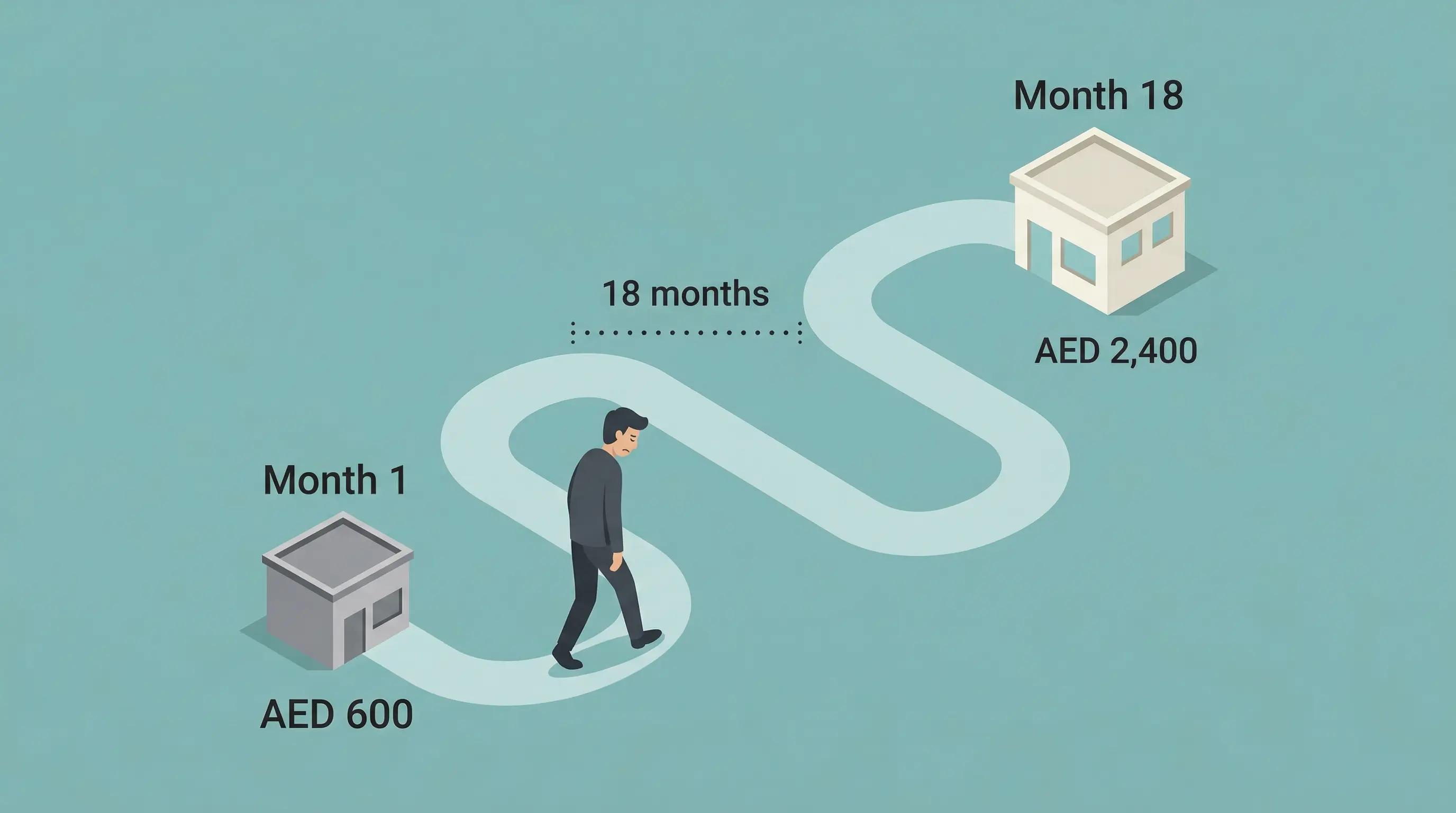 Dubai business owner paying for two websites over 18 months because the first cheap site failed to generate any client enquiries