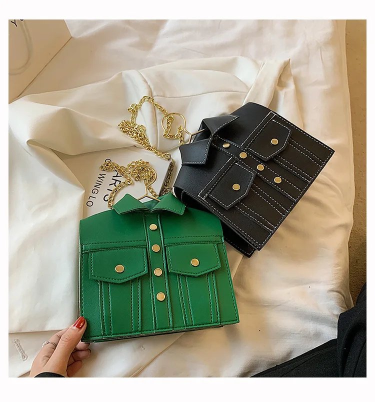 Collar Shirt Styled Bag