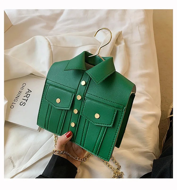 Collar Shirt Styled Bag