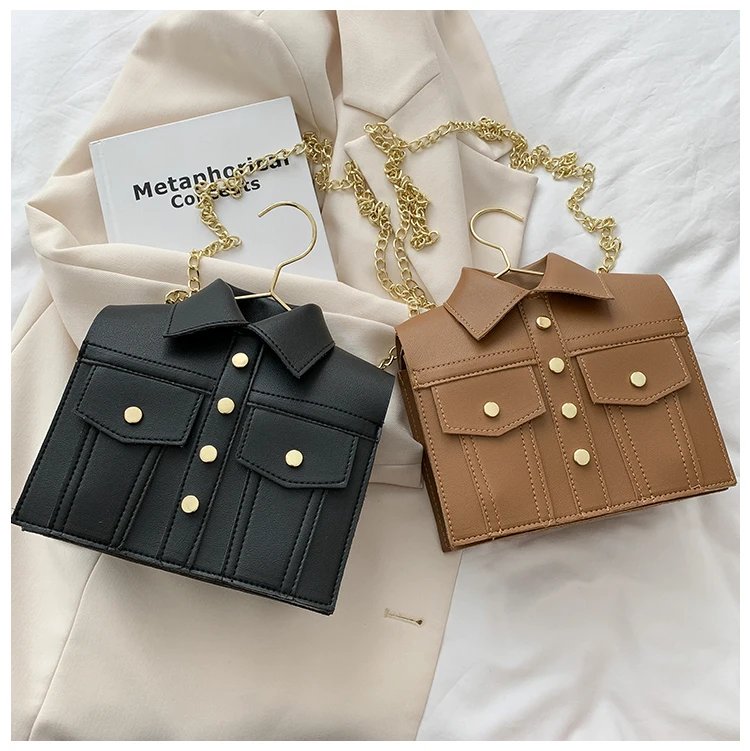 Collar Shirt Styled Bag